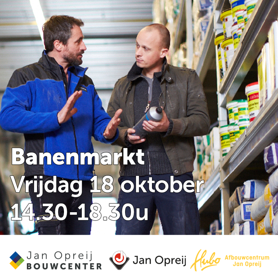 Banenmarkt vrijdag 18 oktober